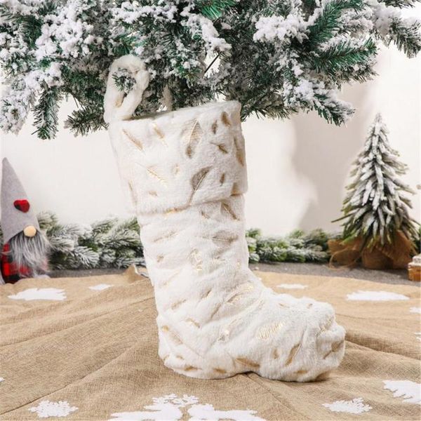 white cotton christmas children stockings candy socks gifts bag with hanging loops xmas tree fireplace decorations navidad#35
white cotton christmas children stockings candy socks gifts bag with hanging loops xmas tree fireplace decorations navidad#35