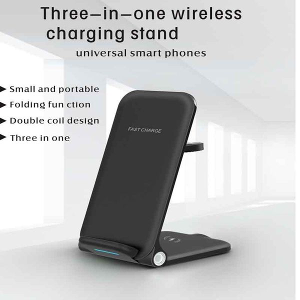 15w wireless chargers 3-in-1 folding wireless charger for huawei quick charge mobile phone stand charger
15w wireless chargers 3-in-1 folding wireless charger for huawei quick charge mobile phone stand charger