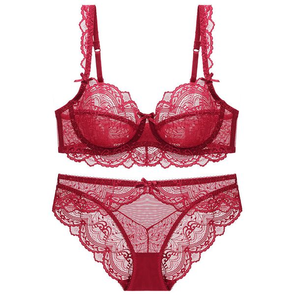 new ultra-thin water soluble embroidery bra set sponge-steel support lingerie 9241, Red;black
new ultra-thin water soluble embroidery bra set sponge-steel support lingerie 9241, Red;black
