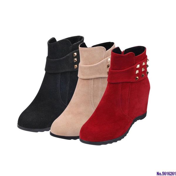 2020 winter boots women winter shoes height increasing rivets brand women's wedge boots warm shoes for cold a339, Black
2020 winter boots women winter shoes height increasing rivets brand women's wedge boots warm shoes for cold a339, Black