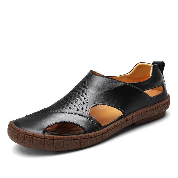 sandals breathable hollow casual shoes men loafers leather summer slip on water sandals1, Black
sandals breathable hollow casual shoes men loafers leather summer slip on water sandals1, Black