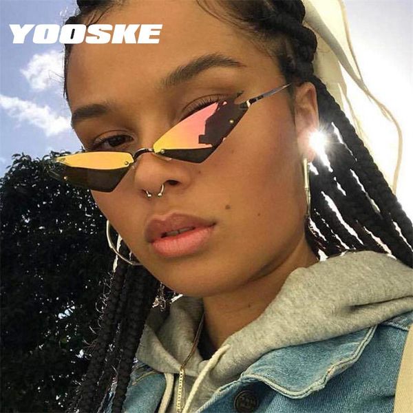 sunglasses yooske cat eye women small triangle sun glasses designer red black mirror eyewear uv400, White;black
sunglasses yooske cat eye women small triangle sun glasses designer red black mirror eyewear uv400, White;black
