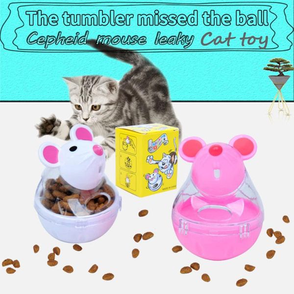 cat toys cute mouse tumbler pet iq ball toy dog interactive treat dispenser play training leaker
cat toys cute mouse tumbler pet iq ball toy dog interactive treat dispenser play training leaker