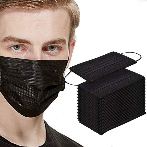mouth disposable pm2.5 nonwoven 3 face ply black masks respirator protection fabric dust mask hope12
mouth disposable pm2.5 nonwoven 3 face ply black masks respirator protection fabric dust mask hope12