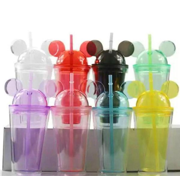 dhl ship 450ml mouse ear tumbler ear mug 8 colors double walled acrylic dome tumbler transparent with same color straw fy4301
dhl ship 450ml mouse ear tumbler ear mug 8 colors double walled acrylic dome tumbler transparent with same color straw fy4301