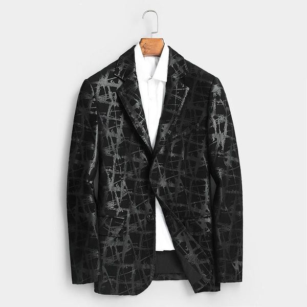 2018 new arrival autumn sheepskin jackets men,men's real leather plaid blazer men plus-size l-4xl1, Black
2018 new arrival autumn sheepskin jackets men,men's real leather plaid blazer men plus-size l-4xl1, Black