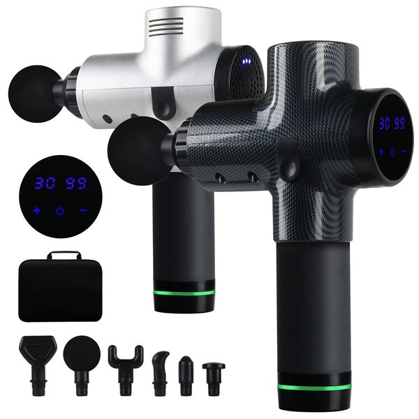 massage gun muscle relaxation massager pain relax body neck massage exercising slimming shaping fitness fascial gun with bag
massage gun muscle relaxation massager pain relax body neck massage exercising slimming shaping fitness fascial gun with bag