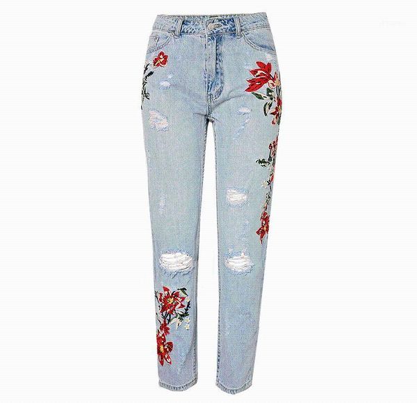 floral embroidered jeans for women plus size high waist ripped jeans mom women slim straight with rips hole ankle pants1, Blue
floral embroidered jeans for women plus size high waist ripped jeans mom women slim straight with rips hole ankle pants1, Blue
