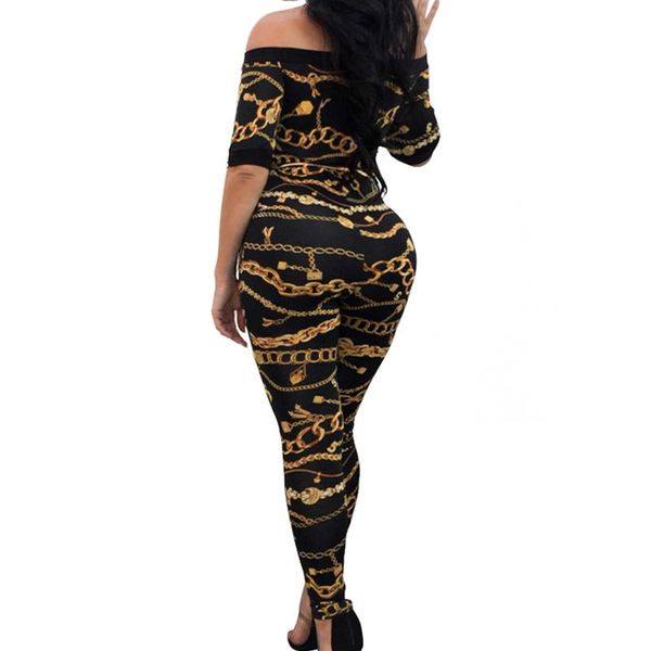 chain print off shoulder jumpsuits long pants for women fitness short sleeve playsuit club rompers overalls, Black;white
chain print off shoulder jumpsuits long pants for women fitness short sleeve playsuit club rompers overalls, Black;white