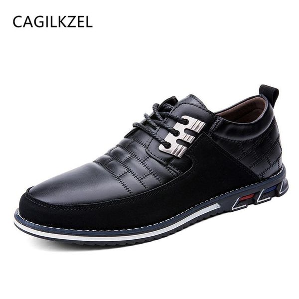 cagilkzel 2020 spring genuine leather men shoes casual loafers lace-up classic sneakers male comfortable footwear big size, Black
cagilkzel 2020 spring genuine leather men shoes casual loafers lace-up classic sneakers male comfortable footwear big size, Black