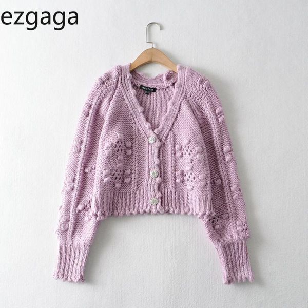 women's knits & tees ezgaga purple sweater women v-neck hollow out long sleeve single breasted cardigan warm solid loose knitwear sweet, White
women's knits & tees ezgaga purple sweater women v-neck hollow out long sleeve single breasted cardigan warm solid loose knitwear sweet, White