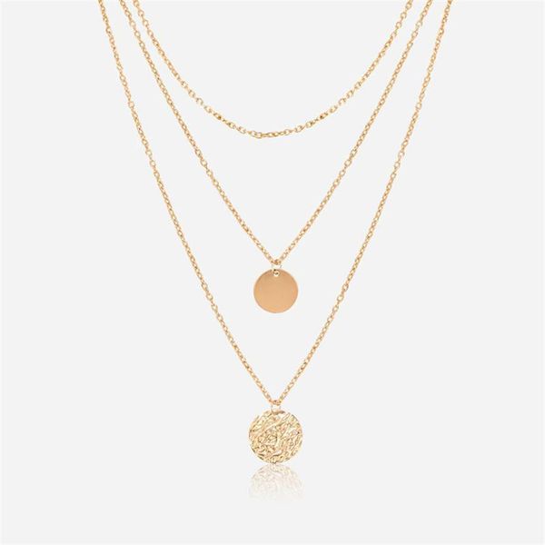 ladies irregular multi-layered concave moon r pendant chain necklace fashion creative round multi-layer necklace jewelry y301, Silver
ladies irregular multi-layered concave moon r pendant chain necklace fashion creative round multi-layer necklace jewelry y301, Silver