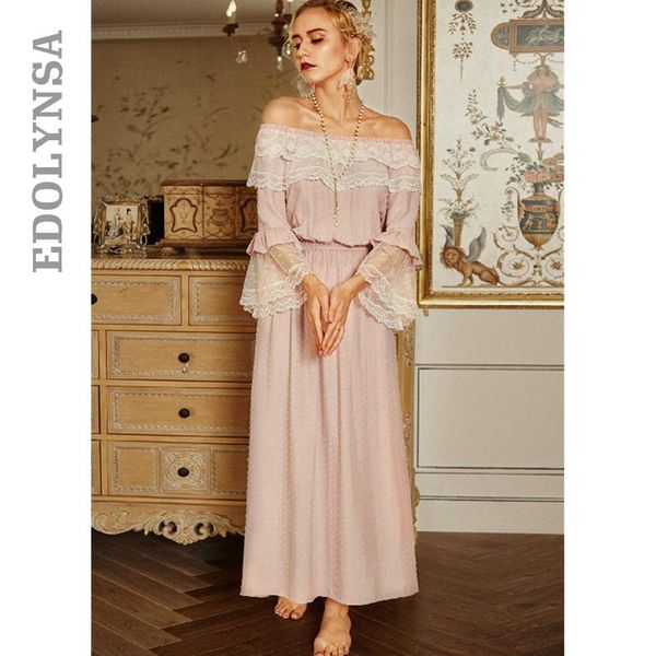women's sleepwear romantic vintage lace nightgown autumn women long sleeve nightdress retro cotton homewear dress girl t860, Black;red
women's sleepwear romantic vintage lace nightgown autumn women long sleeve nightdress retro cotton homewear dress girl t860, Black;red