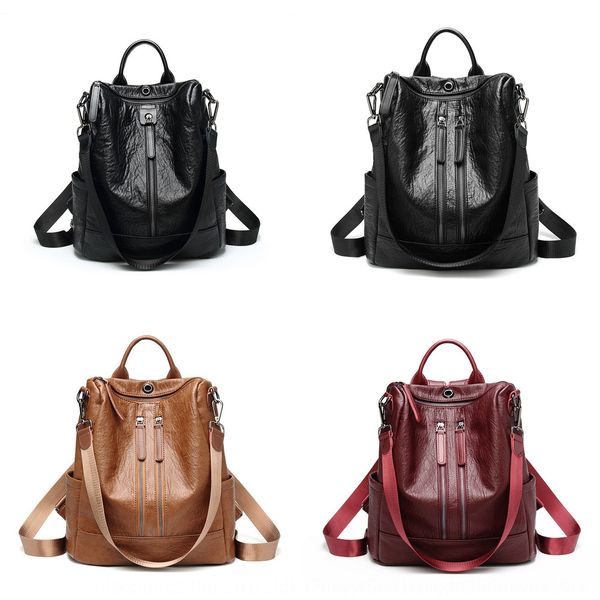 double shoulder bag women's shoulder bag backpackbackpack new autumn winter 2020 korean version fashionable and versatile soft leather
double shoulder bag women's shoulder bag backpackbackpack new autumn winter 2020 korean version fashionable and versatile soft leather