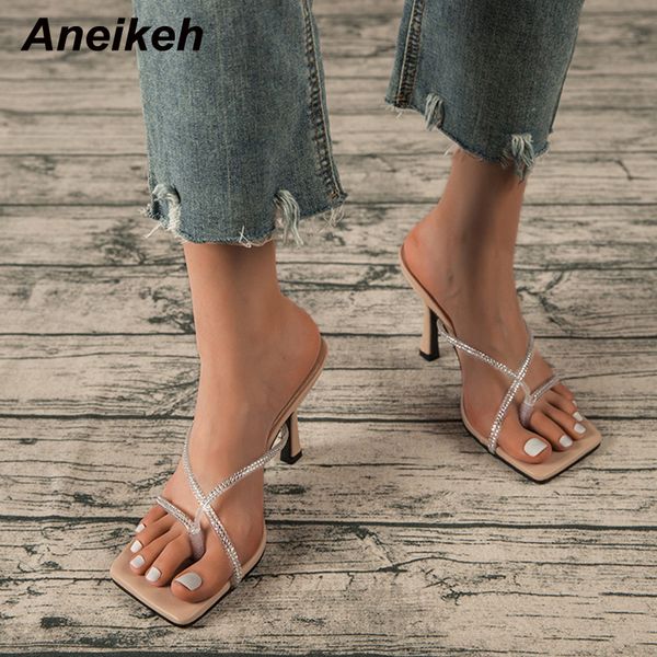 aneikeh women's 2021new shoes high heels fashion thong pvc slippers bling polka dot outside shallow elegant concise apricot c0129, Black
aneikeh women's 2021new shoes high heels fashion thong pvc slippers bling polka dot outside shallow elegant concise apricot c0129, Black