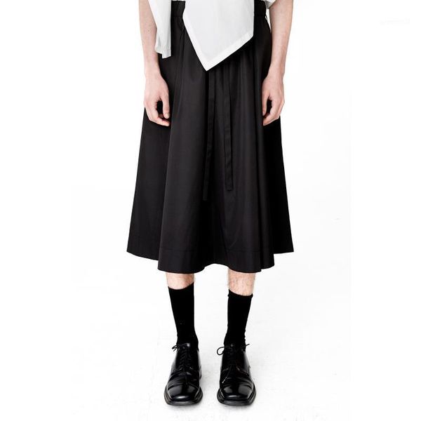 men's pants 2021 men's clothing hair stylist plus size splitting and splicing profile skirt culotte 27-461, Black
men's pants 2021 men's clothing hair stylist plus size splitting and splicing profile skirt culotte 27-461, Black