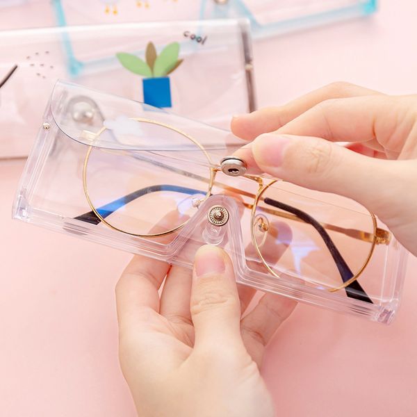 1 pc clear glasses student eyeglass protection carry cartoon sunglasses container bag case pouch pvc cute transparent box
1 pc clear glasses student eyeglass protection carry cartoon sunglasses container bag case pouch pvc cute transparent box