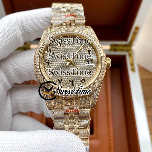 version new gypsophila diamond dial arabic mark 126333 123334 eta 3255 automatic mens watch yellow gold diamond bracelet strx swisstime, Slivery;brown
version new gypsophila diamond dial arabic mark 126333 123334 eta 3255 automatic mens watch yellow gold diamond bracelet strx swisstime, Slivery;brown