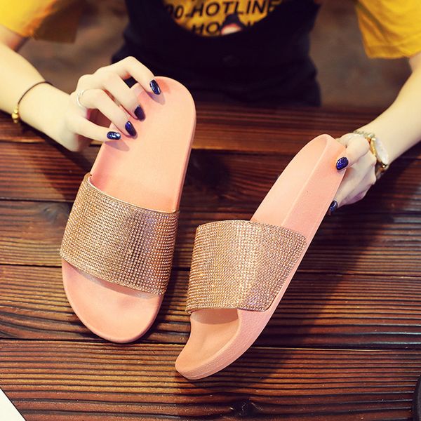 women flip flops fashion women slippers sequin crystal flat summer shoes metal sense rhinestone female bling indoor beach slide x1020, Black
women flip flops fashion women slippers sequin crystal flat summer shoes metal sense rhinestone female bling indoor beach slide x1020, Black