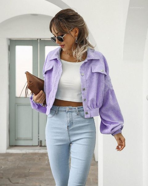 women's jackets streetwear solid striped long sleeve women coat turn down collar pocket button casual jacket corduroy fashion clothes1, Black;brown
women's jackets streetwear solid striped long sleeve women coat turn down collar pocket button casual jacket corduroy fashion clothes1, Black;brown