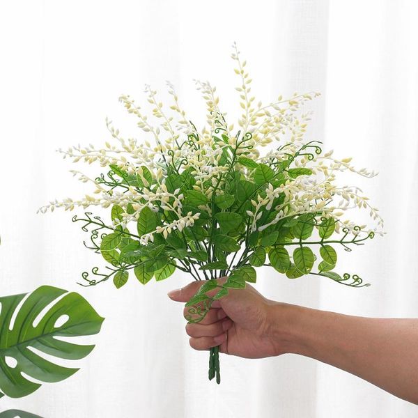 40cm artificial plants lover's tears green leaves plant diy home decor 5 branches plastic fake flower wedding decoration table
40cm artificial plants lover's tears green leaves plant diy home decor 5 branches plastic fake flower wedding decoration table