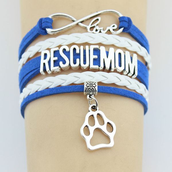 infinity love rescue mom paw charm wrap bracelets dog paw print bracelet multilayer leather women&men bracelets jewelry, Golden;silver
infinity love rescue mom paw charm wrap bracelets dog paw print bracelet multilayer leather women&men bracelets jewelry, Golden;silver