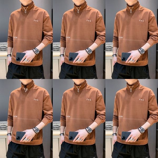 ra2vz long-sleeved long-sleeved sweateryouth sweater men's trendy shirt ins spring and autumn semi-high collar knitted casual t-shirt b, Black
ra2vz long-sleeved long-sleeved sweateryouth sweater men's trendy shirt ins spring and autumn semi-high collar knitted casual t-shirt b, Black