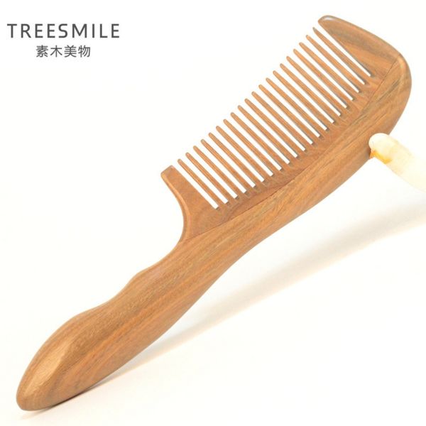 hair brushes treesmile 1pc natural green sandalwood anti-static brush hand-polished health head exquisite styling comb, Silver
hair brushes treesmile 1pc natural green sandalwood anti-static brush hand-polished health head exquisite styling comb, Silver