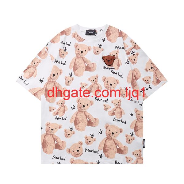 cartoon bear full print short sleeve t-shirt men's ins tide brand round neck half sleeve bf lazy trend loose 5-sleeve, White;black
cartoon bear full print short sleeve t-shirt men's ins tide brand round neck half sleeve bf lazy trend loose 5-sleeve, White;black