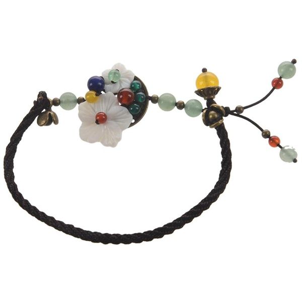 anklets national style fashion hand-knitted anklet female models shell flower dongling jade antique jewelry, Red;blue
anklets national style fashion hand-knitted anklet female models shell flower dongling jade antique jewelry, Red;blue