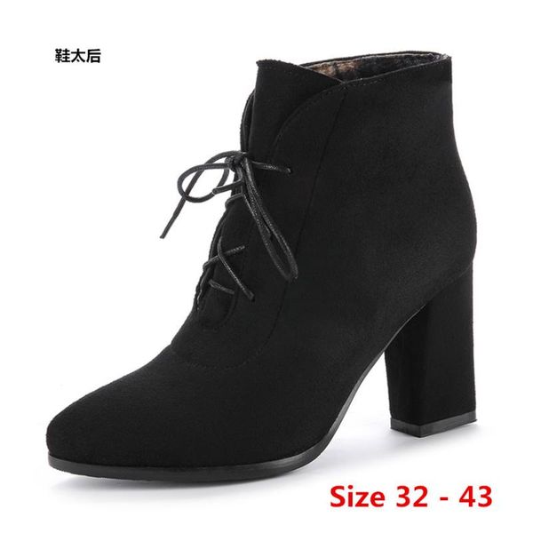 winter spring autumn high heel ankle boots women short boots woman martin shoes botas muje small big size 32 - 43, Black
winter spring autumn high heel ankle boots women short boots woman martin shoes botas muje small big size 32 - 43, Black