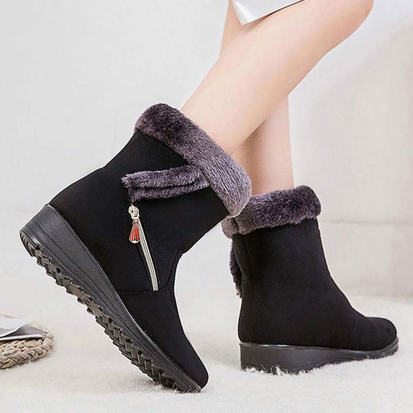 boots snow women 2020 fashion warm boots women shoes side zipper waterproof round toe ladies shoes zapatos de mujer, Black
boots snow women 2020 fashion warm boots women shoes side zipper waterproof round toe ladies shoes zapatos de mujer, Black