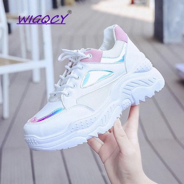 fashion colorful laser breathable platform sneakers women 2019 spring autumn shoes women breathable mesh bling lace-up sneakers #l06l, Black;yellow
fashion colorful laser breathable platform sneakers women 2019 spring autumn shoes women breathable mesh bling lace-up sneakers #l06l, Black;yellow