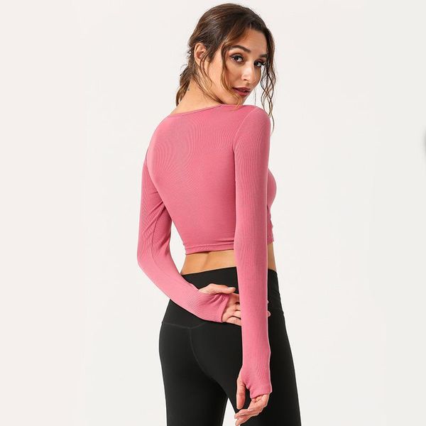 yoga outfits fitness woman running workout sport t-shirts sports wear tight seamless shirts women long sleeve cropped gym 1, White;red
yoga outfits fitness woman running workout sport t-shirts sports wear tight seamless shirts women long sleeve cropped gym 1, White;red