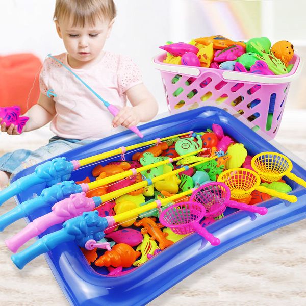 children's fishing toys magnetic fishing parent-child interactive toys game fishing toy set suit magnetic play water baby toys 1018
children's fishing toys magnetic fishing parent-child interactive toys game fishing toy set suit magnetic play water baby toys 1018