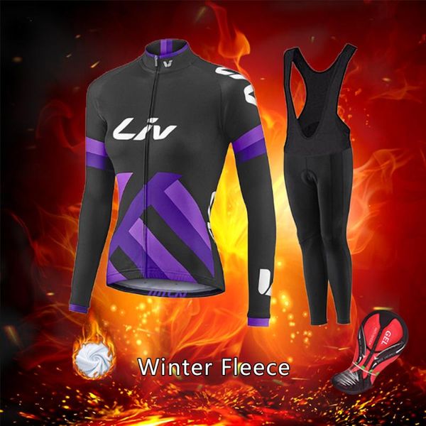 women winter cycling jersey set 2020 liv thermal fleece road bike clothing full uniform female bicycle clothes kit, Black;blue
women winter cycling jersey set 2020 liv thermal fleece road bike clothing full uniform female bicycle clothes kit, Black;blue