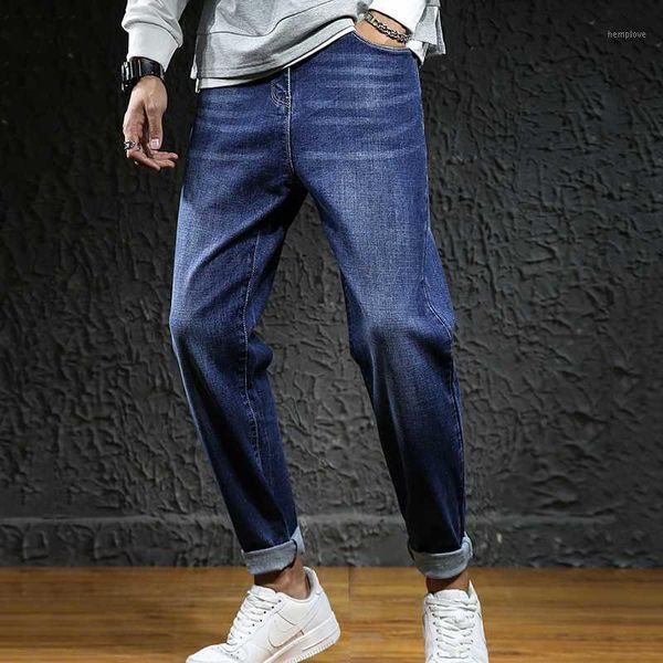 men loose denim jeans fall/winter new jeans men loose stretch harem pants trendy long young man long large size1, Blue
men loose denim jeans fall/winter new jeans men loose stretch harem pants trendy long young man long large size1, Blue