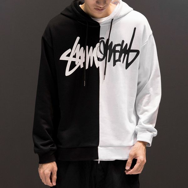april momo black white splice hoodies oversize hip-hop style swag tyga hoodie autumn winter warm thick hoodies us size xs-xl 201007
april momo black white splice hoodies oversize hip-hop style swag tyga hoodie autumn winter warm thick hoodies us size xs-xl 201007