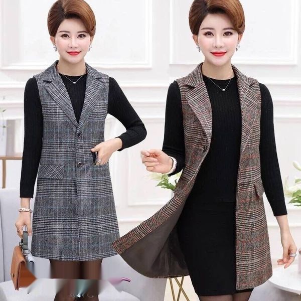 2020 women's spring and autumn wear new plaid vest medium shoulder strap vest jacket long sleeveless large women's shoulder suit j, White;black
2020 women's spring and autumn wear new plaid vest medium shoulder strap vest jacket long sleeveless large women's shoulder suit j, White;black
