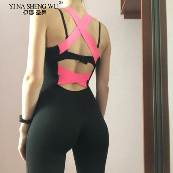 yoga outfits one piece sport clothing backless pants suit workout tracksuit for women running tight dance sportswear gym set, White;red
yoga outfits one piece sport clothing backless pants suit workout tracksuit for women running tight dance sportswear gym set, White;red