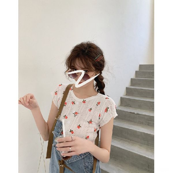 2020 new spring and autumn korean versatile short sleeve t-shirt for women's coat t-shirt slim short navel dbhrj, White;black
2020 new spring and autumn korean versatile short sleeve t-shirt for women's coat t-shirt slim short navel dbhrj, White;black