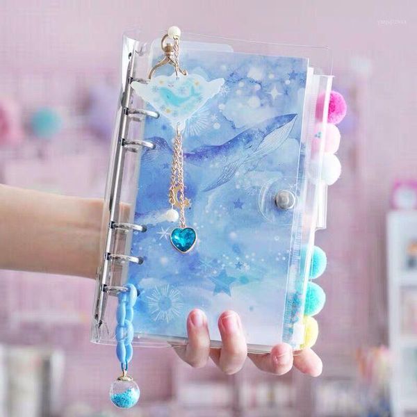 sharkbang beautiful starry ocean series a6 a5 loose-leaf diary notebook journals agenda planner gift set kawaii stationery1, Purple;pink
sharkbang beautiful starry ocean series a6 a5 loose-leaf diary notebook journals agenda planner gift set kawaii stationery1, Purple;pink