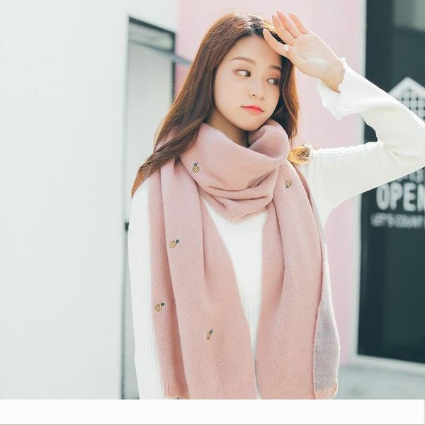 luxury-designer women solid cashmere scarves lady winter thicken warm soft shawls wraps pink black female knitted wool long, Blue;gray
luxury-designer women solid cashmere scarves lady winter thicken warm soft shawls wraps pink black female knitted wool long, Blue;gray