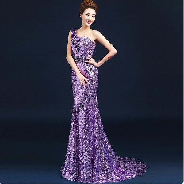 Robe de soiree 2021 Purple Sequined One shoulder Mermaid gowns Embroidered Evening Dresses vestido de festa Prom Party dresses, Royal blue
Robe de soiree 2021 Purple Sequined One shoulder Mermaid gowns Embroidered Evening Dresses vestido de festa Prom Party dresses, Royal blue