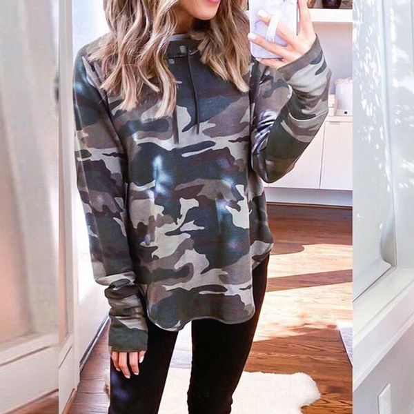 women hoodies winter keep warm camouflage printing long sleeves pullover blouses sweatshirt kg-1082, Black
women hoodies winter keep warm camouflage printing long sleeves pullover blouses sweatshirt kg-1082, Black