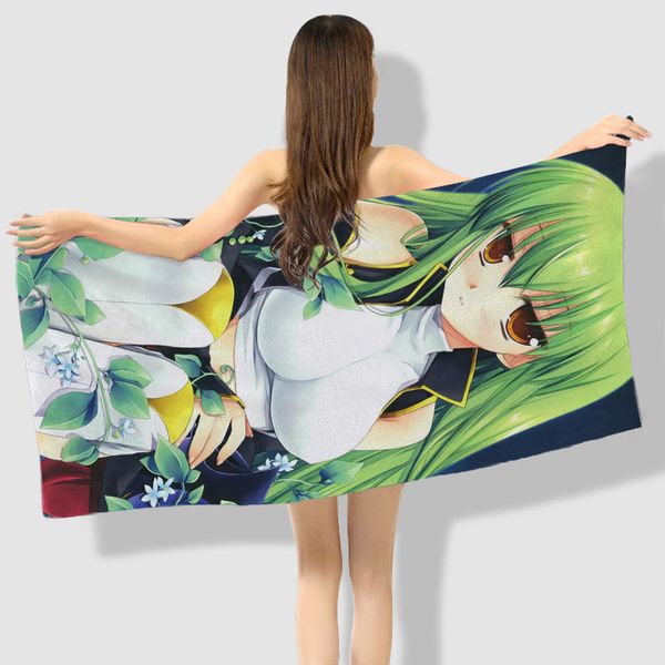 anime manga code geass bath towel beach towel 001