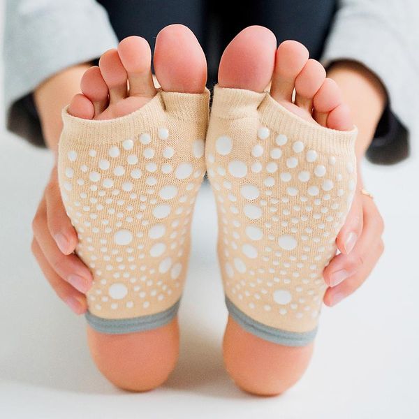 sports socks two toe yoga silicone non slip quick-dry pilates sock foot heel cotton ventilation ballet dance for women fitnes, Black
sports socks two toe yoga silicone non slip quick-dry pilates sock foot heel cotton ventilation ballet dance for women fitnes, Black