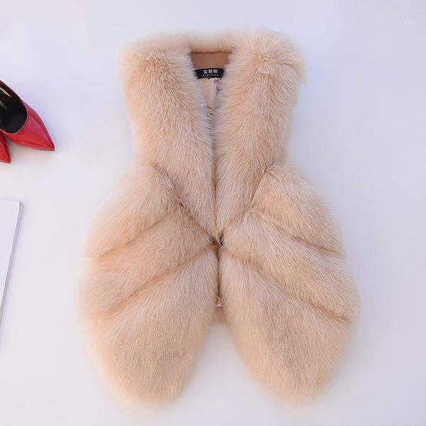 2020 new imitation fur vest female long section korean stitching lap slim winter faux fur vest women1, Black
2020 new imitation fur vest female long section korean stitching lap slim winter faux fur vest women1, Black