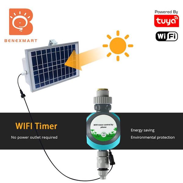 benexmart tuya wifi smart garden irrigation solar energy water controller smart home garden watering timer remotely
benexmart tuya wifi smart garden irrigation solar energy water controller smart home garden watering timer remotely