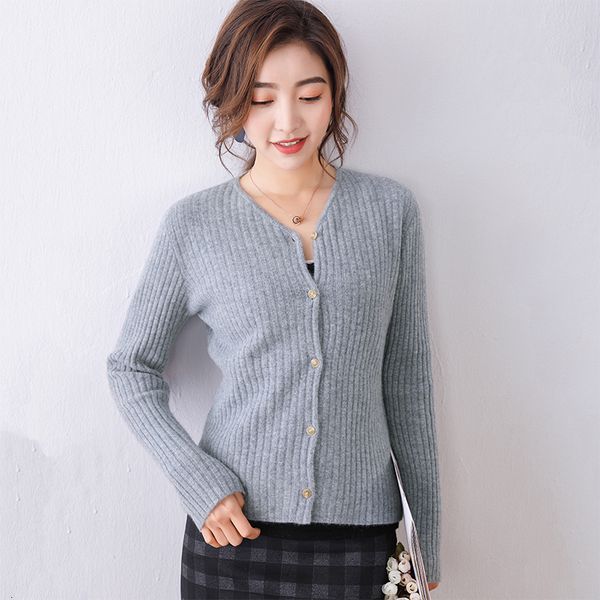 2021 quality 100% cardigans for woman new spring fashion high jackets manga long jumpers women's clothing wool p6p0, White;black
2021 quality 100% cardigans for woman new spring fashion high jackets manga long jumpers women's clothing wool p6p0, White;black